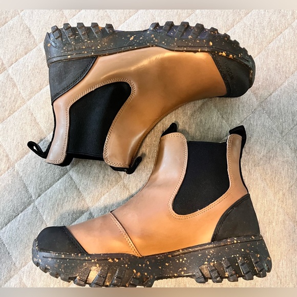 WODEN EU38 US 6.5 Magda Track Waterproof Chelsea Boot in Mocha Brown Orig $150 - Picture 9 of 16